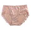 Bragas mujer ligera lujo encaje sexy sin marcas transpirable hielo seda fina cintura media alta pantalones cortos sexo puro calzoncillos Item Picture